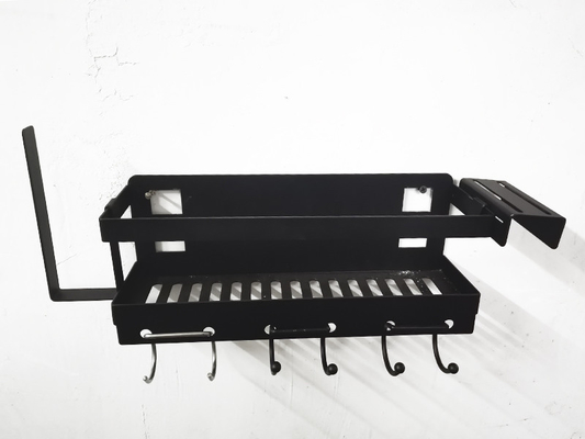 Roestbestendige metalen muur gemonteerde organisator voor huis keuken kantoor opslag