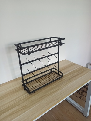 Zware plaat metalen organisator wandmontage roestweerstand